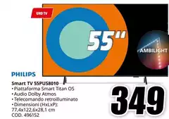 Philips - Smart TV 55PUS8010 Philips - Smart TV 55PUS8010