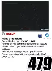 Bosch - Piano A Induzione Combinduction PVS831HBME