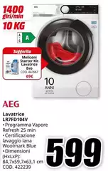 Aeg - Lavatrice LR7FD10AVW Aeg - Lavatrice LR7FD10AVW