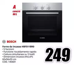 Bosch - Forno Da Incasso HBF011BR0 Bosch - Forno Da Incasso HBF011BR0