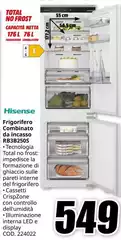 Hisense - Frigorifero Combinato Da Incasso FRB382SO3 Hisense - Frigorifero Combinato Da Incasso FRB382SO3