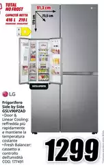 LG - Frigorifero Side By Side GSLV90PZD LG - Frigorifero Side By Side GSLV90PZD