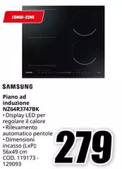 Samsung - Piano Ad Induzione NZ6A7347BK Samsung - Piano Ad Induzione NZ6A7347BK