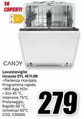 Candy - Lavastoviglie Incasso EYI 4E7L0B