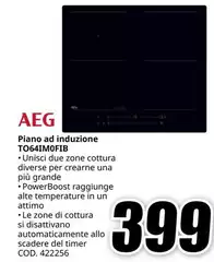 Aeg - Piano Ad induzione TO641IMOFIB Aeg - Piano Ad induzione TO641IMOFIB