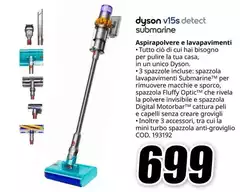 Dyson - V15s Detect Submarine aspirapolvere a lavapavimenti Dyson - V15s Detect Submarine aspirapolvere a lavapavimenti
