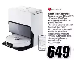 Roborock - Robot Aspirapolvere E Lavapavimenti S8 Maxv Uli Roborock - Robot Aspirapolvere E Lavapavimenti S8 Maxv Uli