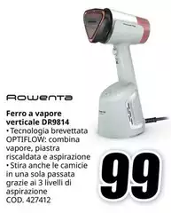 Rowenta - Ferro A Vapore Verticale Dr9814 Rowenta - Ferro A Vapore Verticale Dr9814