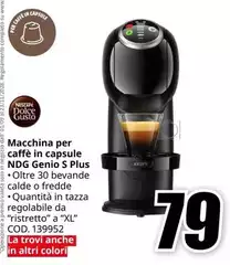 Nescafé - Macchina Per Caffè In Capsule NDG Genio S Plus Nescafé - Macchina Per Caffè In Capsule NDG Genio S Plus