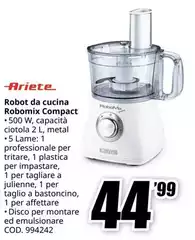 Ariete - Robot Da Cucina Roomix Compact Ariete - Robot Da Cucina Roomix Compact