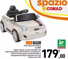 Globo - Fiat 500 Elettrica Globo - Fiat 500 Elettrica