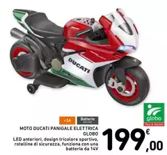 Globo - Moto Ducati Panigale Elettrica Globo - Moto Ducati Panigale Elettrica