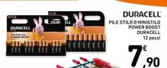 Duracell - Pile Stilo O Ministilo Power Boost Duracell - Pile Stilo O Ministilo Power Boost
