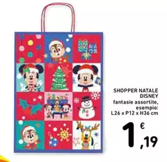 Disney - Shopper Natale