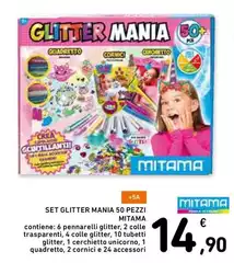 Mitama - Set Glitter Mania 50 Pezzi