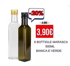 6 Bottiglie Marasca 500Ml Bianca E Verdi 6 Bottiglie Marasca 500Ml Bianca E Verdi