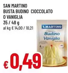 San Martino - Busta Budino Cioccolato O Vaniglia