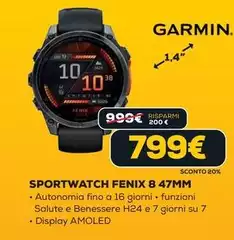 Garmin - Sportwatch Fenix 8 47Mm