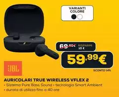 Jbl - Auricolari True Wireless VFLEX 2 Jbl - Auricolari True Wireless VFLEX 2