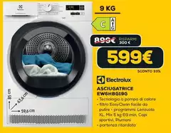 Electrolux - Asciugatrice EW6HBG19G