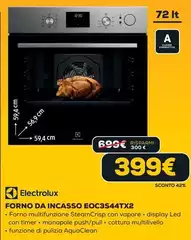 Electrolux - Forno Da Incasso EOC3S44TX2