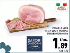 Sapori - Prosciutto Cotto Di Alta Qualita' Nazionale