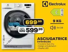 Electrolux - Asciugatrice Ew6hbg19g