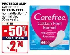 Carefree - Proteggi Slip Cotton Feel Carefree - Proteggi Slip Cotton Feel
