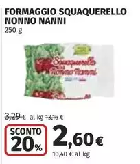 Nonno Nanni - Formaggio Squaquerello Nonno Nanni - Formaggio Squaquerello