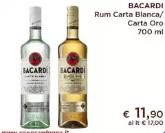 Bacardi - Rum Carta Blanca