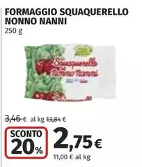 Nonno Nanni - Formaggio Squaquerello Nonno Nanni - Formaggio Squaquerello