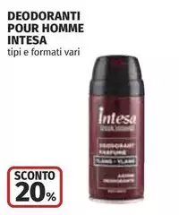 Intesa - Deodoranti Pour Homme Intesa - Deodoranti Pour Homme