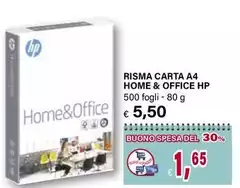 HP - Risma Carta A4 Home & Office HP - Risma Carta A4 Home & Office