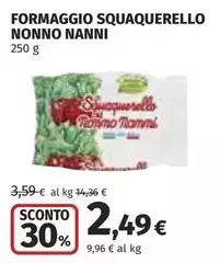 Nonno Nanni - Formaggio Squaquerello Nonno Nanni - Formaggio Squaquerello