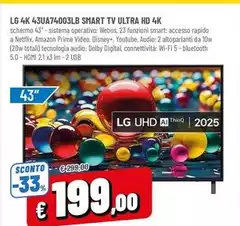 LG - 43UA7403LB TV Ultra HD 4K LG - 43UA7403LB TV Ultra HD 4K