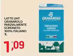 Granarolo - Latte UHT Parzialmente Scremato 100% Italiano