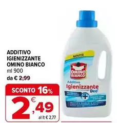 Omino Bianco - Additivo Igienizzante Omino Bianco - Additivo Igienizzante