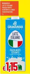 Granarolo - Latte Italiano Parzialmente Scremato A Lunga Conservazione