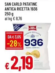 San Carlo - Patatine Antica Ricetta 1936 San Carlo - Patatine Antica Ricetta 1936