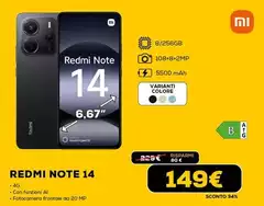 Xiaomi - Redmi Note 14 Xiaomi - Redmi Note 14