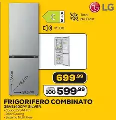 LG - Frigorifero Combinato GBV5140CPY Silver LG - Frigorifero Combinato GBV5140CPY Silver