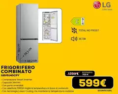 LG - Frigorifero Combinato GBV540CCV LG - Frigorifero Combinato GBV540CCV