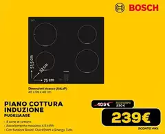 Bosch - Piano Cottura Induzione Pu6611aase Bosch - Piano Cottura Induzione Pu6611aase