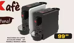 Kimbo - Macchina Da Caffè In Cialde  Up! Modelli Bianca, Nera