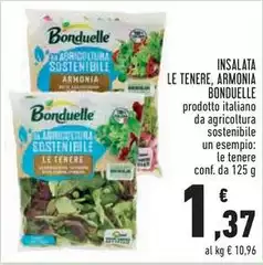 Bonduelle - Insalata Le Tenere, Armonia Bonduelle - Insalata Le Tenere, Armonia