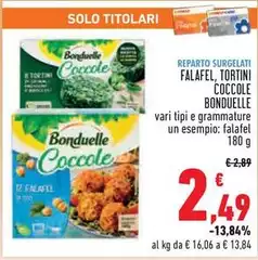 Bonduelle - Falafel, Tortini Coccole Bonduelle - Falafel, Tortini Coccole