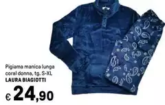 Laura biagiotti - Pigiama Manica Lunga Coral Donna