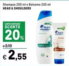 Head & Shoulders - Shampoo O Balsamo Head & Shoulders - Shampoo O Balsamo