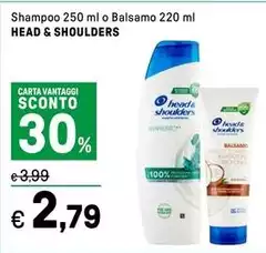 Head & Shoulders - Shampoo O Balsamo Head & Shoulders - Shampoo O Balsamo