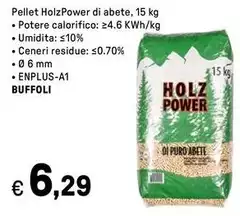 Buffoli - Pellet HolzPower Di Abete